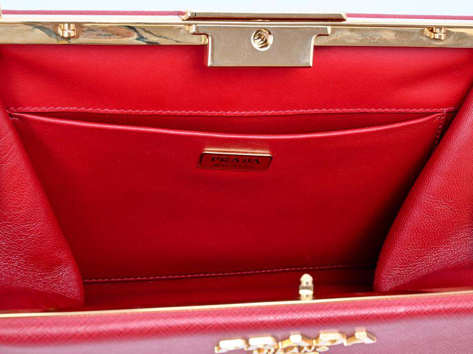 Prada Saffiano Lux Leather Parabole Tote Bag – AMUSED Co