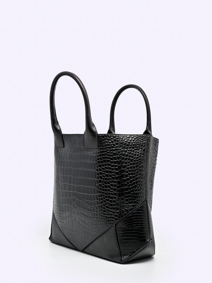 Givenchy Croc Embossed Leather Tote