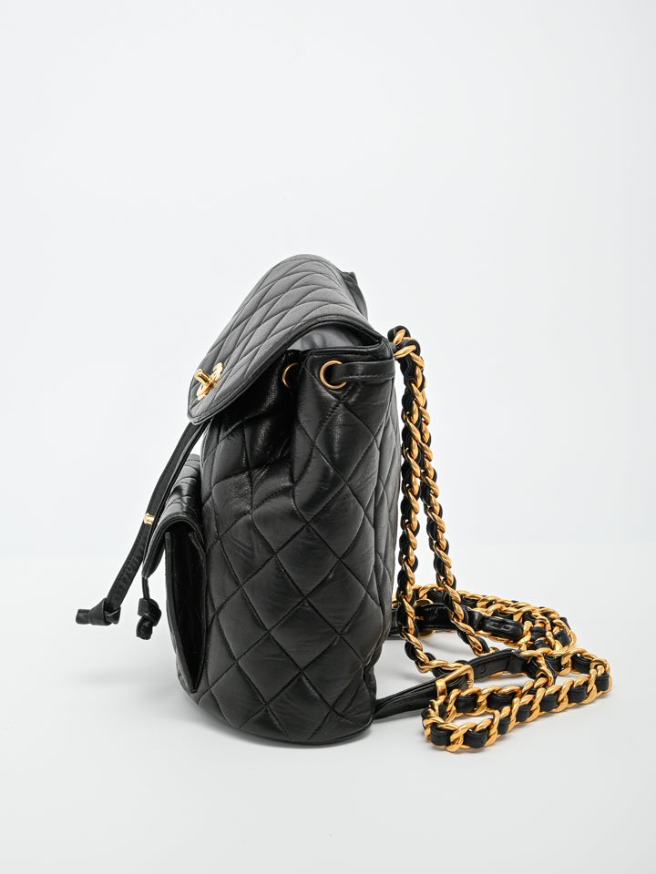 Vintage Chanel Backpacks - 65 For Sale on 1stDibs  chanel duma backpack, chanel  duma backpack caviar, chanel black leather backpack