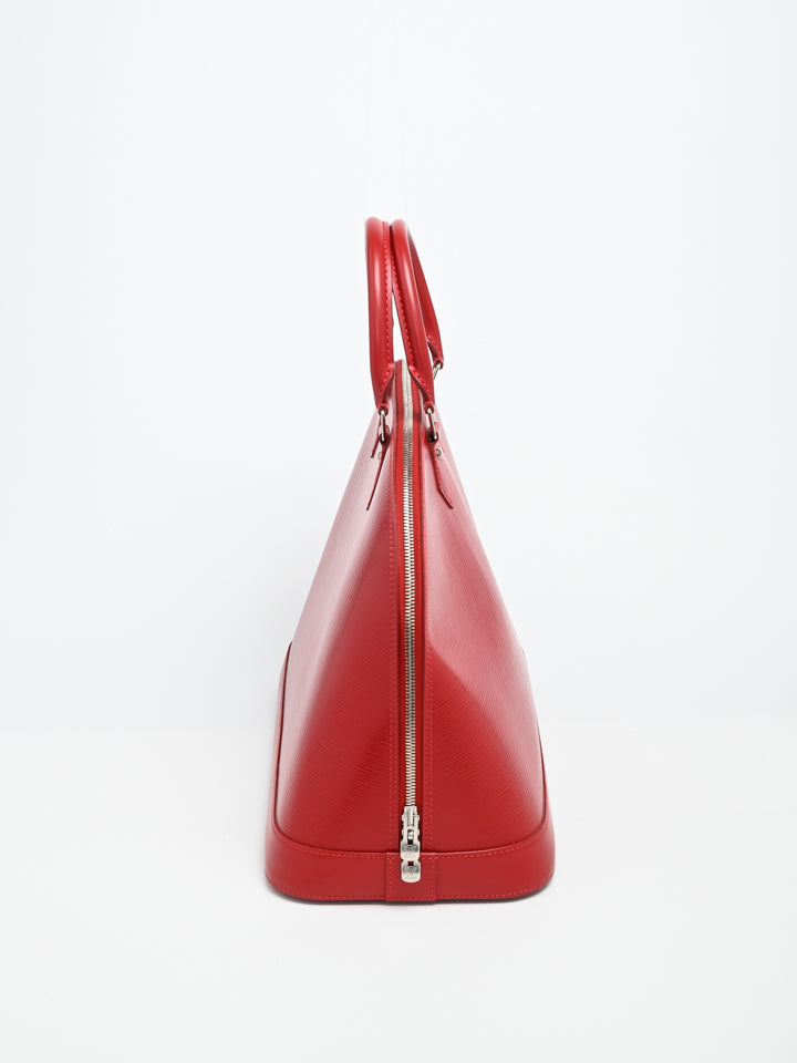 Red Louis Vuitton Epi Alma GM Handbag – Designer Revival