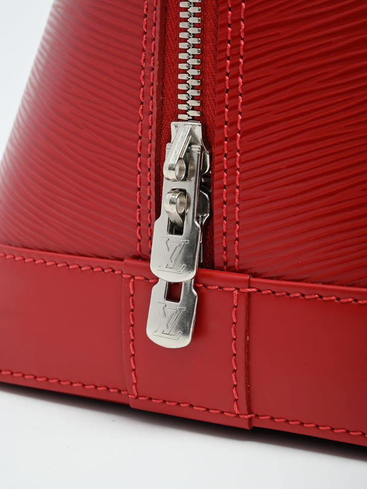Louis Vuitton Rouge Epi Leather Alma Mini, myGemma