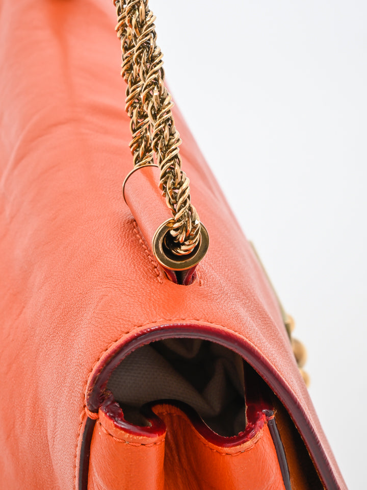 Chloe Elsie Chain Shoulder Bag Leather Medium