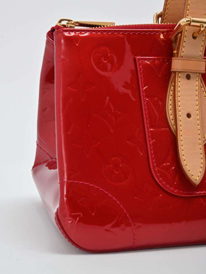 Red Louis Vuitton Monogram Vernis Rosewood Avenue Shoulder Bag