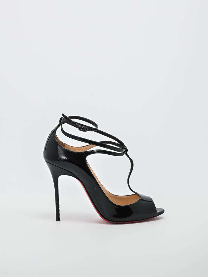 Christian Louboutin D'Orsay Ankle Strap Pumps