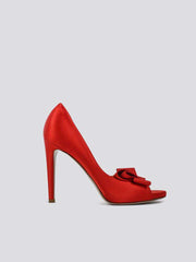 Valentino Bow Accents D'Orsay Pumps