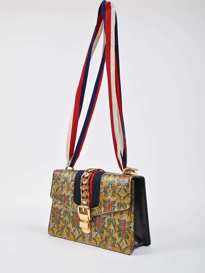 Gucci Sylvie Brocade Bag