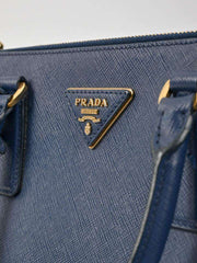 Prada Saffiano Small Double Zip Bag