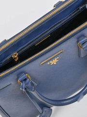 Prada Saffiano Small Double Zip Bag
