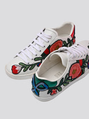Gucci Ace Floral Embroidered Sneakers