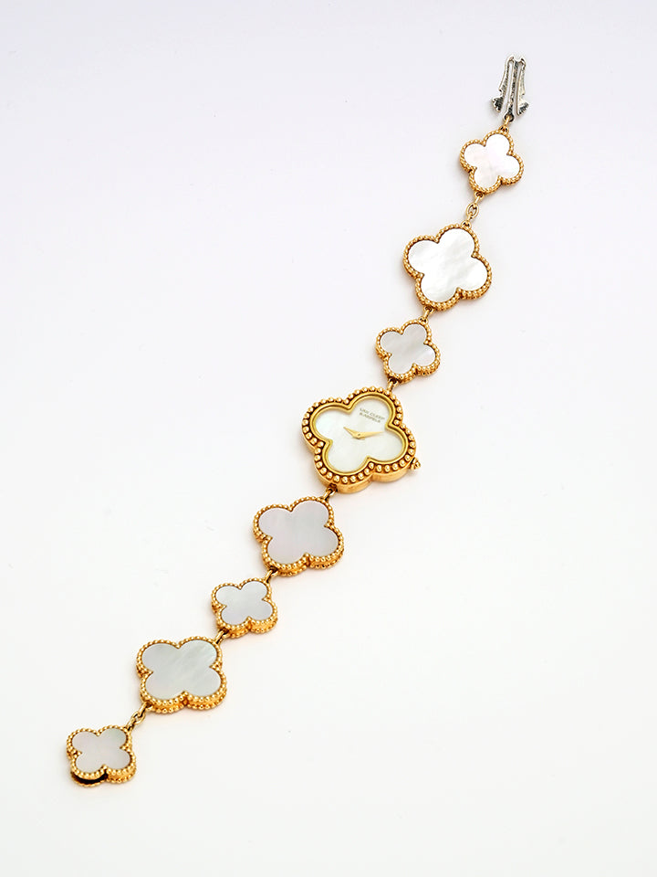 Van Cleef & Arpels - Authenticated Vintage Alhambra Bracelet - Yellow Gold Multicolour for Women, Very Good Condition