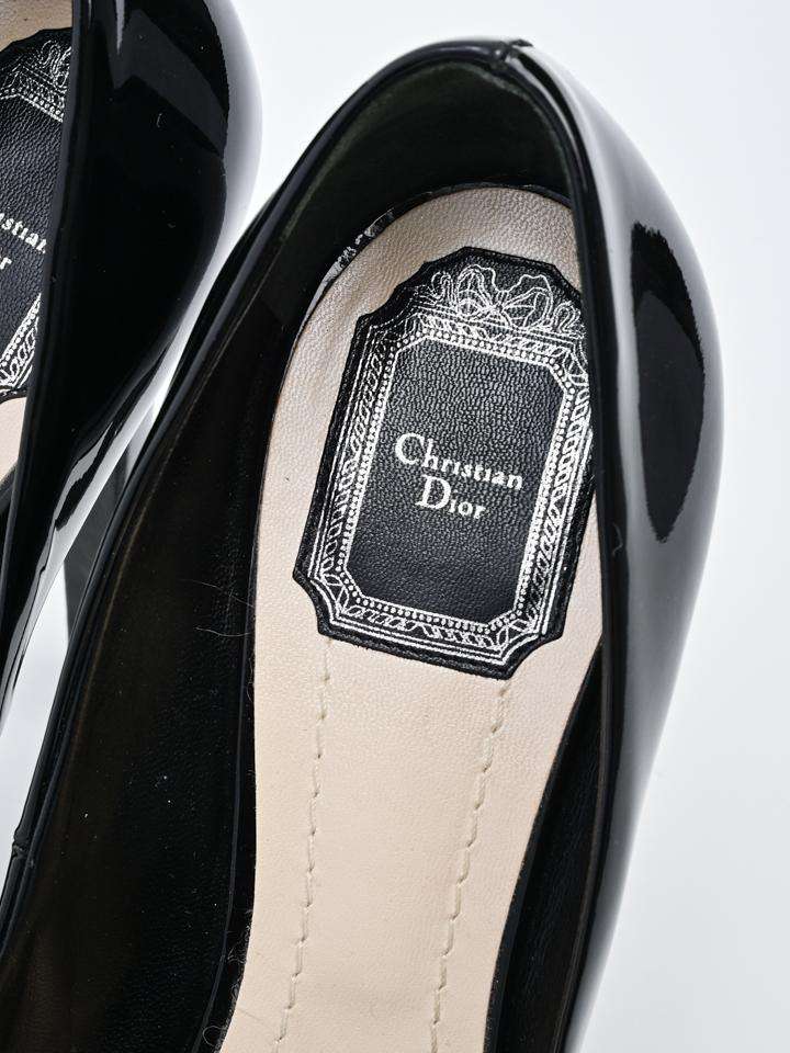 Christian Dior Peep-Toe Platform Pumps