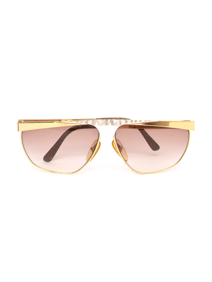 Mirage Gold Ebbed Frame Sunglasses
