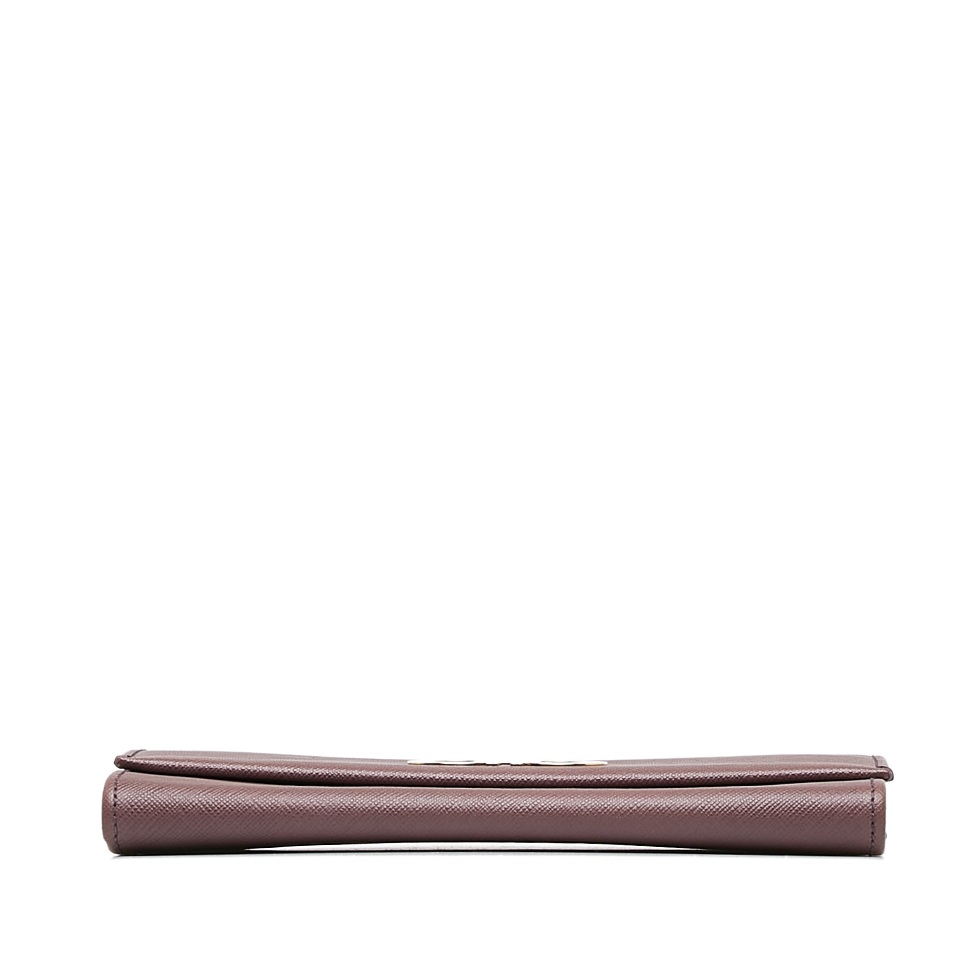 Gancini Leather Long Wallet_3
