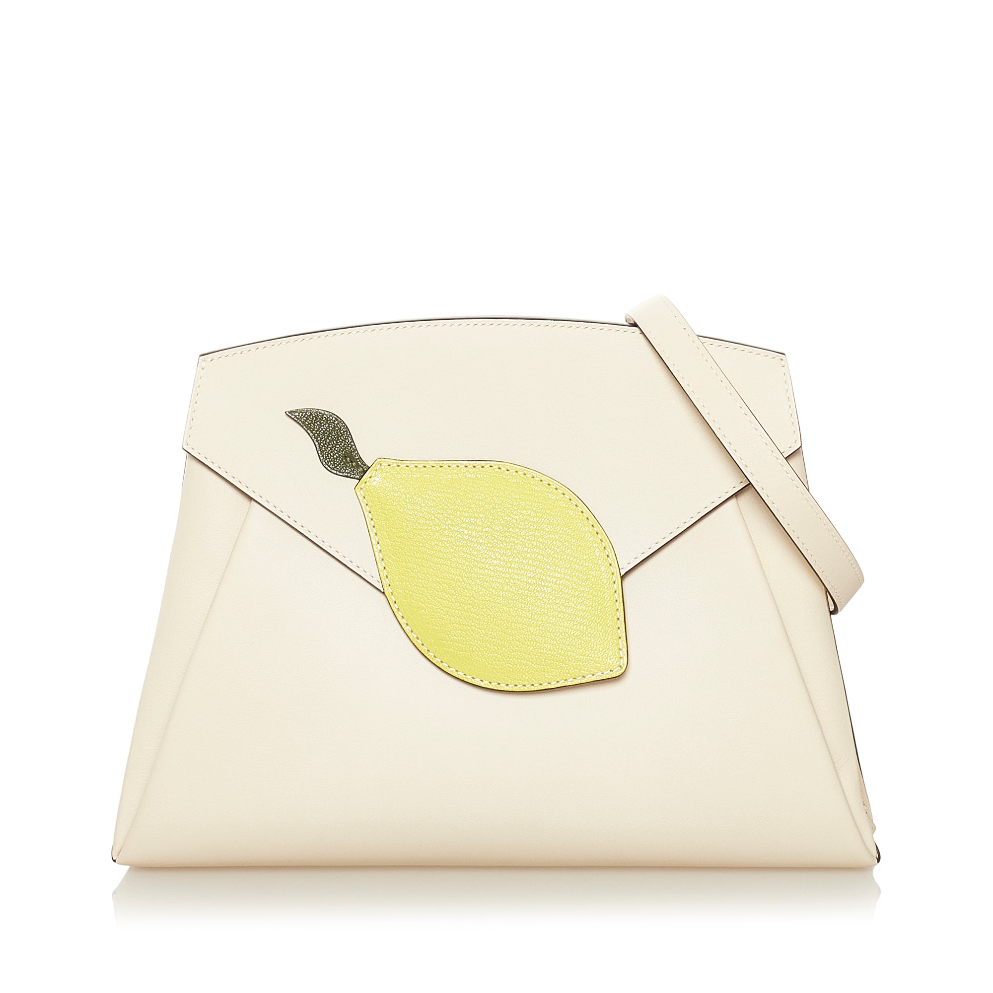 Tutti Frutti Lemon Leather Shoulder Bag_0