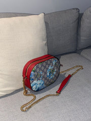 Gucci GG Supreme Blooms Chain Bag